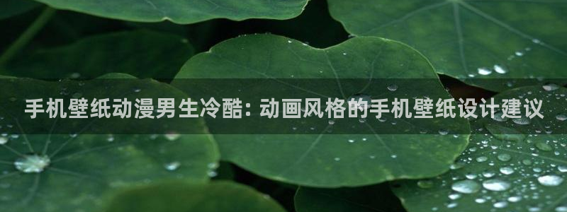 omofun吗：手机壁纸动漫男生冷酷: 动画风格的手机壁纸设计建议
