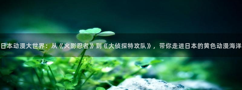 omofun苹果下载ios：日本动漫大世界：从《火影忍者》到《大侦探特攻队》，带你走进日本的黄色动漫海洋